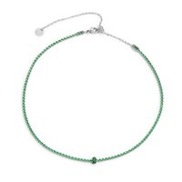 Necklace Marlù Woman Sparkles in Steel Zirconia 31CN0002-S - 31CN0002-S